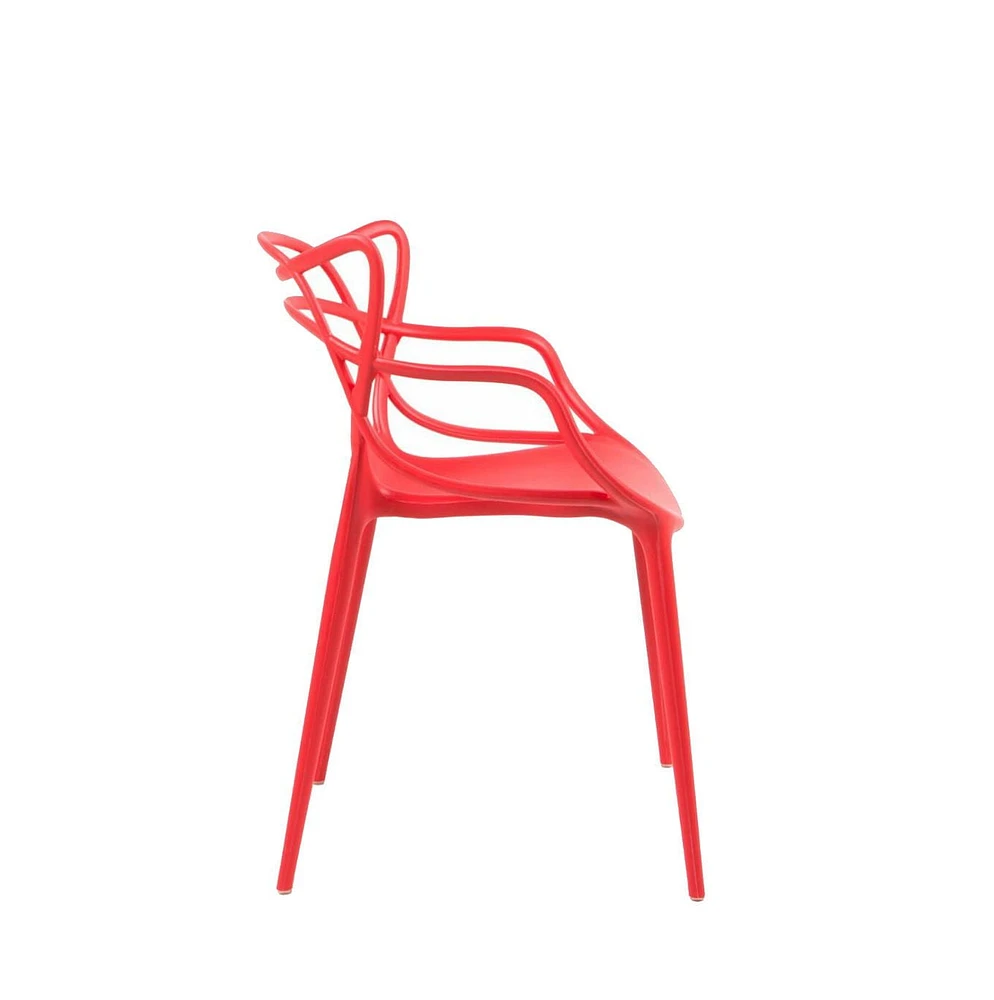 Plata Import Master Stackable Chair in Red