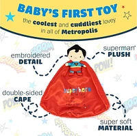 Kids Preferred DC Heroes Superman Lovey Security Blanket, 11 x 11 inches