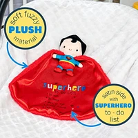 Kids Preferred DC Heroes Superman Lovey Security Blanket, 11 x 11 inches