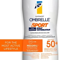 Ombrelle Sport SPF 50+ Sunscreen Spray, 122g, High-Endurance SPF 50+ Sunscreen Spray