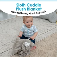 Kids Preferred Carter's Sloth Plush Stuffed Animal Snuggler Security Blanket