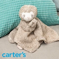 Kids Preferred Carter's Sloth Plush Stuffed Animal Snuggler Security Blanket