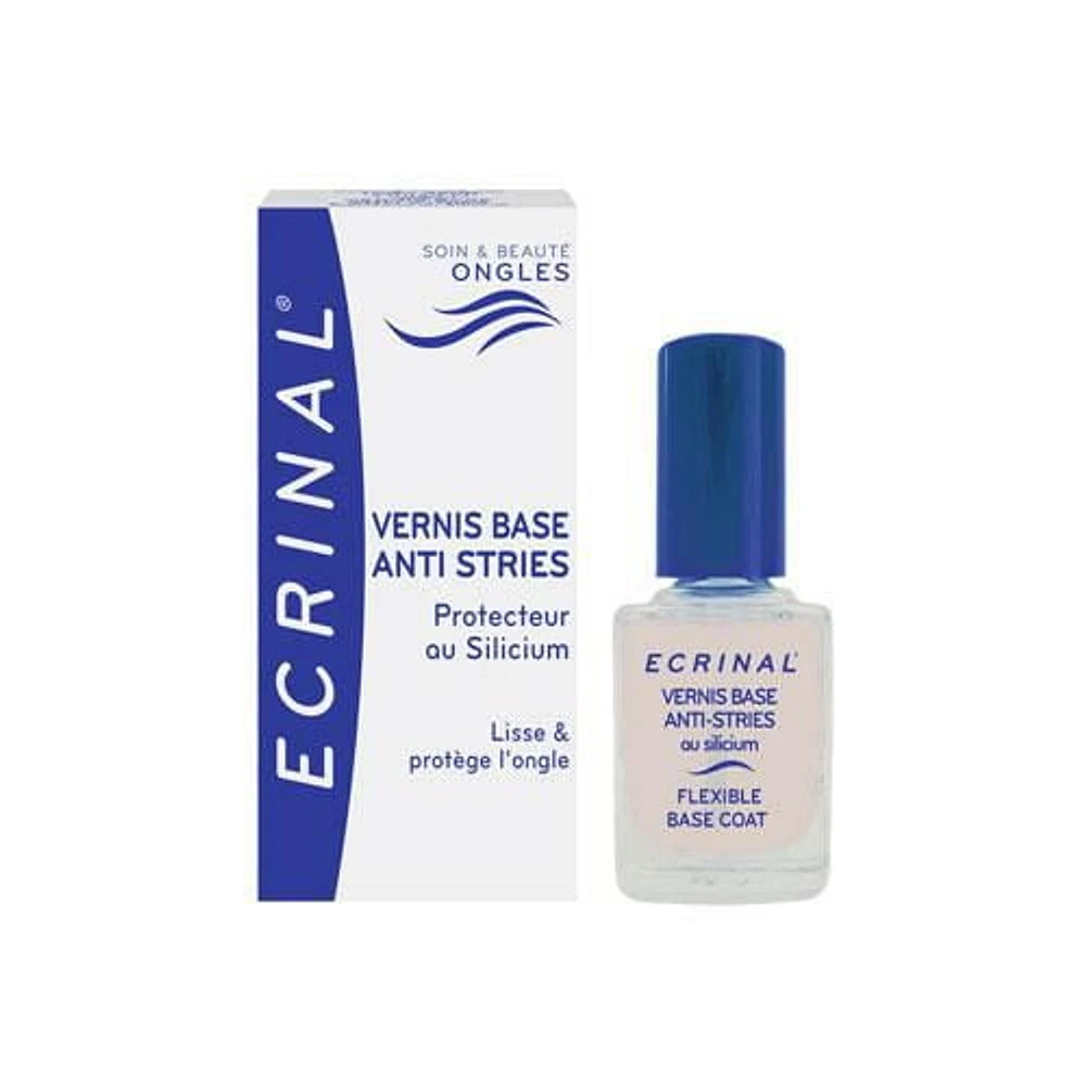 Vernis base anti-stries Ecrinal au silicium 10 ml