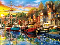 Buffalo Games Reflections Harbor Lights 750 Piece Jigsaw Puzzle