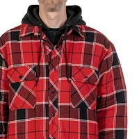 Workload Men's Hooded Flannel Jacket