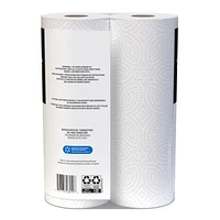 Essuie-tout noir et blanc 2 rouleaux doubles de 90 feuilles