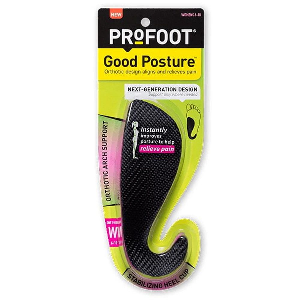 Good Posture Orthotic - Womens, Orthotic aligns and relieves pain.