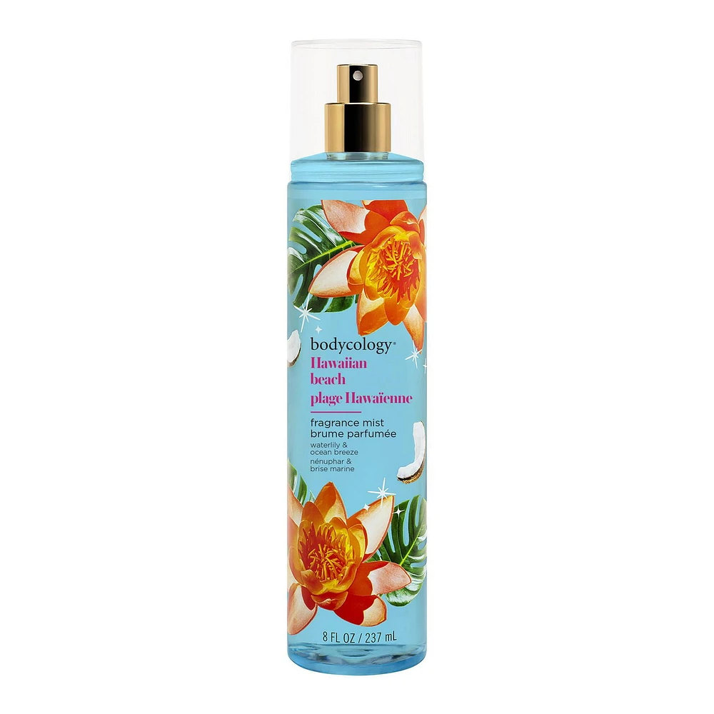 Bodycology Hawaiian Beach Fragrance Mist, 8 fl oz