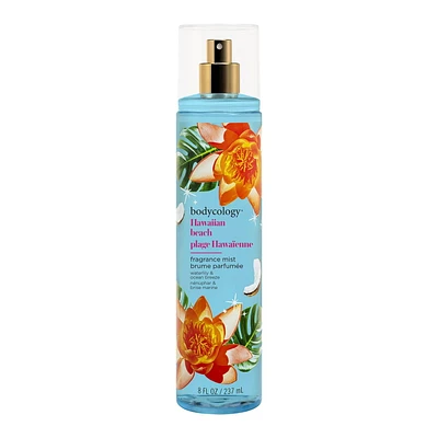 Bodycology Hawaiian Beach Fragrance Mist, 8 fl oz