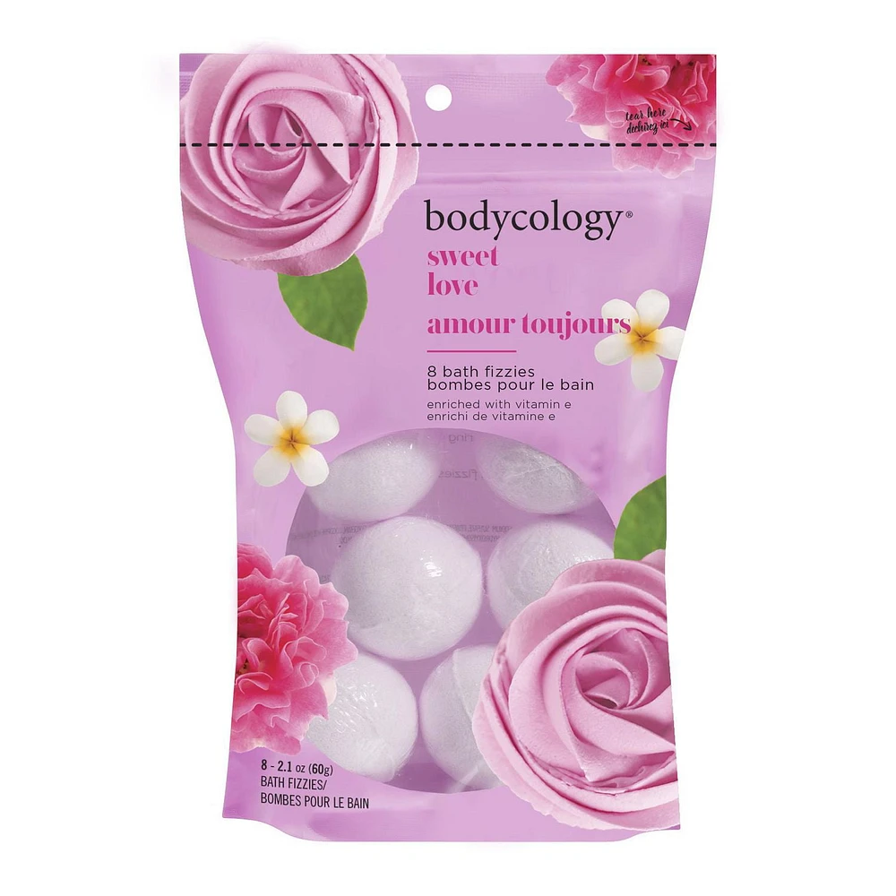 Bodycology Sweet Love Bath Fizzies, 8 ct