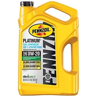 Pennzoil Platinum Synthetic 0W20 Motor Oil 5L, Pennzoil Synthetic 0W20 5L