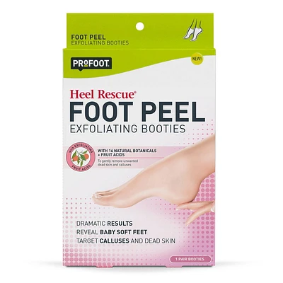 Foot Peel Exfoliating Booties, Reveals dramatically softer skin