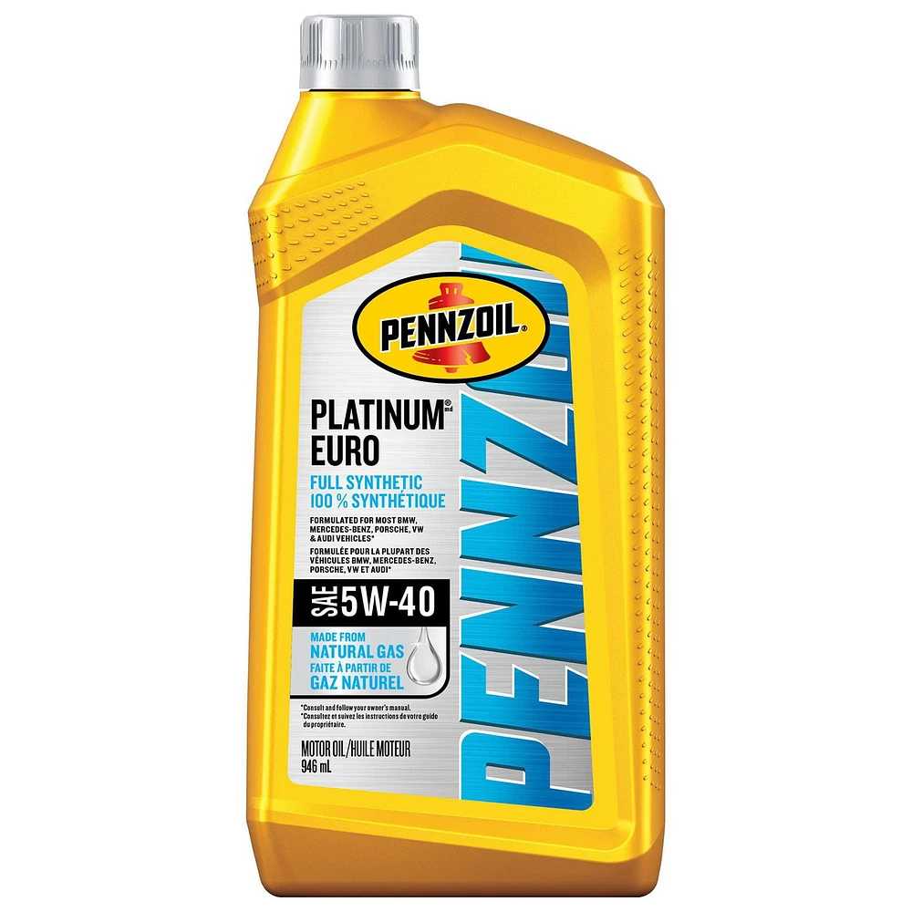 Pennzoil Platinum 5W40 Euro 5L, Pzl Syn Euro 5W40