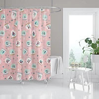 Snowglobe PEVA Shower Curtain, SNOWGLOBE SC