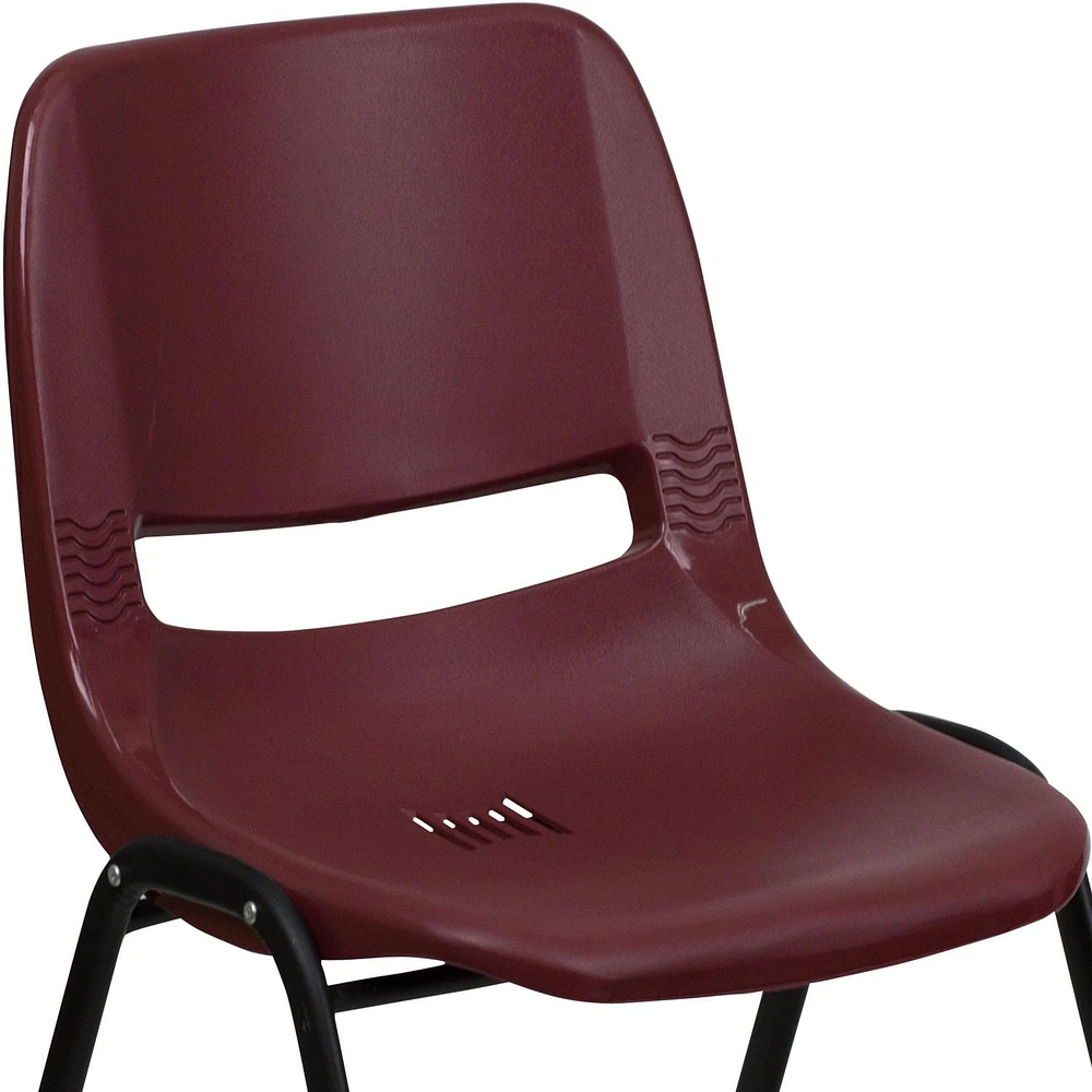 HERCULES Series 880 lb. Capacity Ergonomic Shell Stack Chair