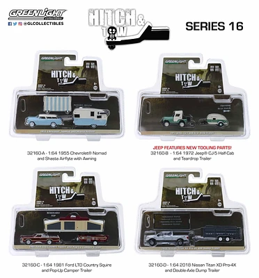 GreenLight 1:64 Hitch & Tow Die-Cast Vehicles Series