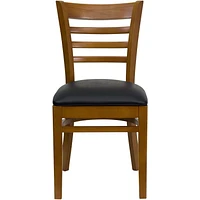 HERCULES Series Ladder Back Cherry Wood Restaurant Chair