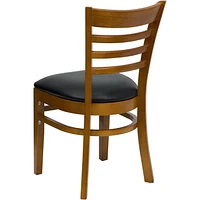 HERCULES Series Ladder Back Cherry Wood Restaurant Chair