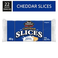 Black Diamond Cheese Slices 22, 22 Slices, 410 g