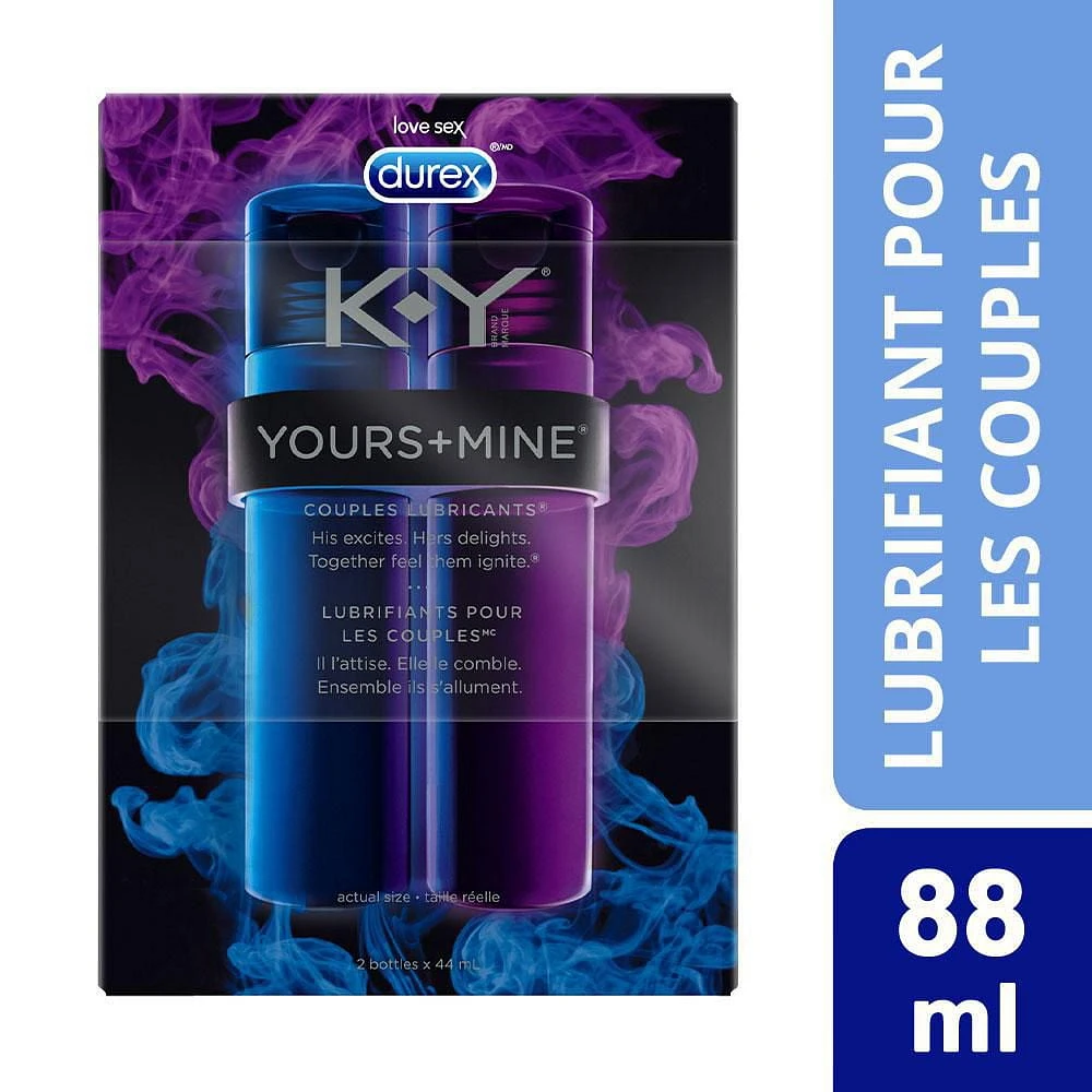 Lubrifiant personnel de K-Y, YOURS+MINE, couples