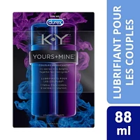 Lubrifiant personnel de K-Y, YOURS+MINE, couples