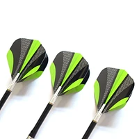 Dublin Steel Tip Darts Set - Includes 3 Darts with Aluminum Shafts, 3 Extra Poly Flights, Dart Wrench, and Case