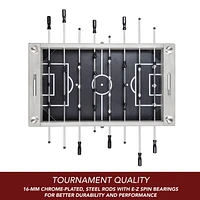 Montecito 55-in Foosball Table with Drink Holders and Analog Scoring