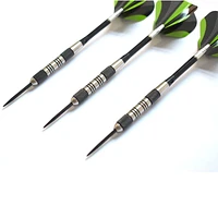 Dublin Steel Tip Darts Set - Includes 3 Darts with Aluminum Shafts, 3 Extra Poly Flights, Dart Wrench, and Case