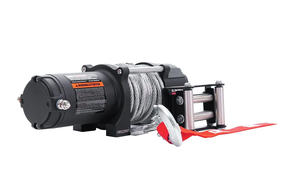 DK2 3,500 lb Electric ATV/UTV Winch (Steel Cable Included)