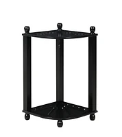 Regent 28-in Corner Floor Pool Rack for Pool Cues, Balls, and Racking Triangle, includes 4 Drink Holders