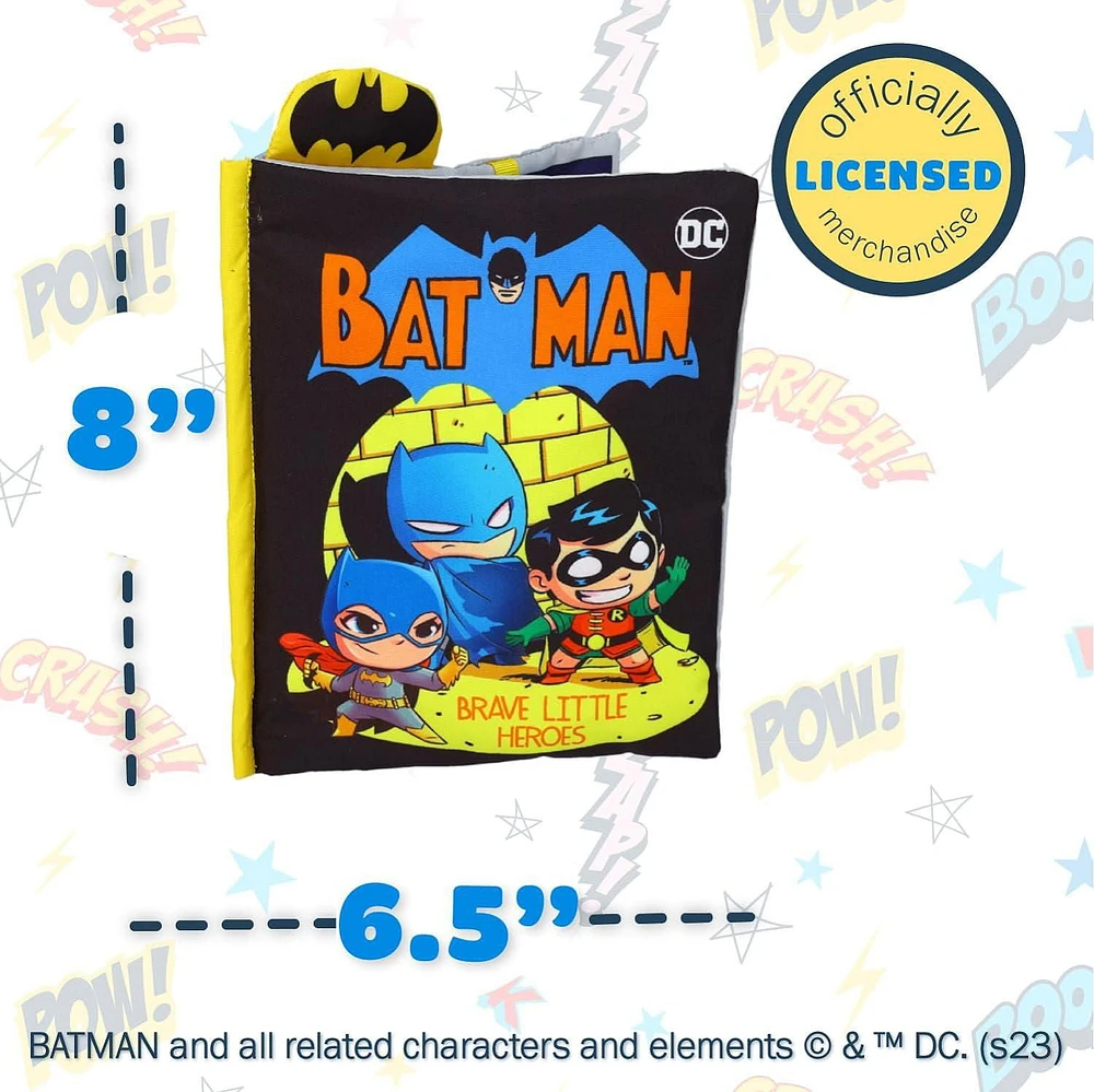 My First Comic Soft Book - Kids Preferred DC Comics Batman Brave Little Heros, 6.5 x 8 inches