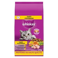 Whiskas Indoor High Protein with Real Chicken Dry Cat Food