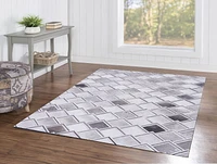 Laredo Fortin Grey & Ivory 5' x 7' Area Rug