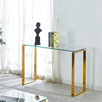 Heavenly Collection Large Silver Console Table