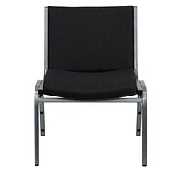 HERCULES Series Big & Tall 1000 lb. Rated Black Fabric Stack Chair