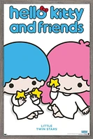 Hello Kitty and Friends: - Little Twin Stars Feature Series Wall Poster with Pushpins, 22.375" x 34"