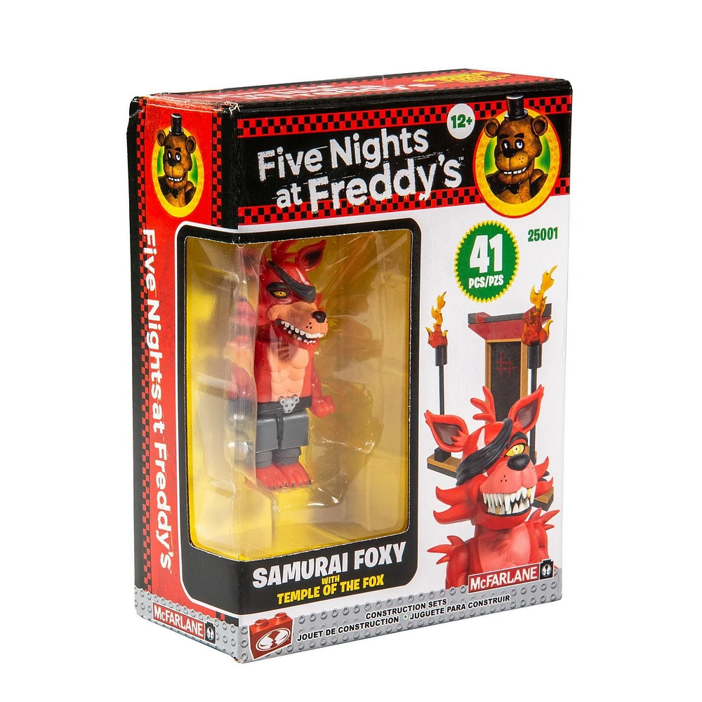 McFarlane Toys Five Nights at Freddy's Temple of The Fox with Samurai Foxy Micro Set