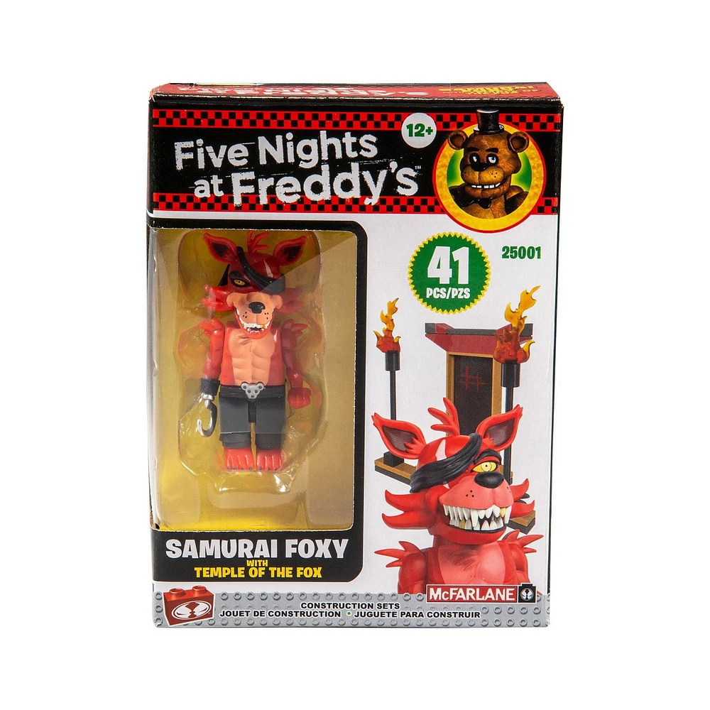 McFarlane Toys Five Nights at Freddy's Temple of The Fox with Samurai Foxy Micro Set