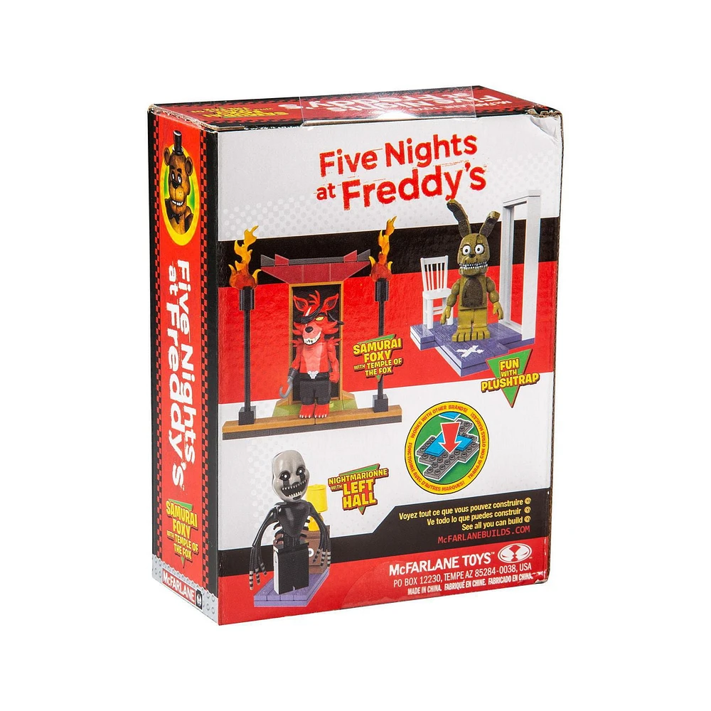 McFarlane Toys Five Nights at Freddy's Temple of The Fox with Samurai Foxy Micro Set