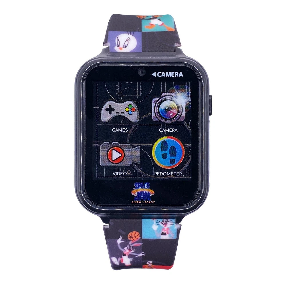 Space Jam Montre interactive à écran tactile avec caméra Montre interactive Space Jam