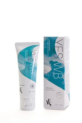 YES WB water based organic personal lubricant, 50ml