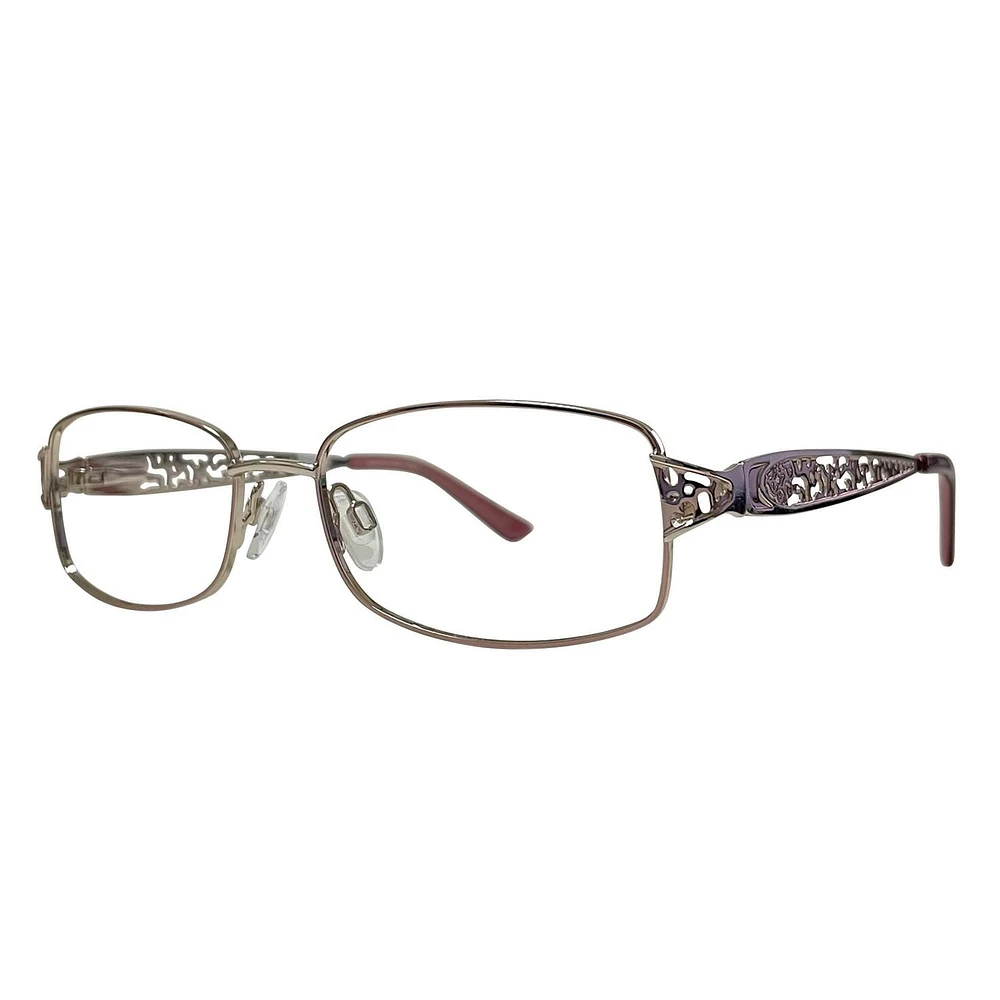 Monture de lunettes SL 907 de Sophia Loren en rose tendre pour femmes