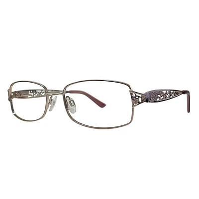 Monture de lunettes SL 907 de Sophia Loren en rose tendre pour femmes