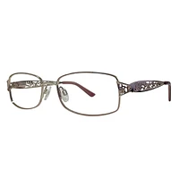 Monture de lunettes SL 907 de Sophia Loren en rose tendre pour femmes