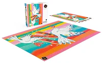 Buffalo Games – Contemporary Art series - Peace and Love - 1000 Piece Jigsaw Puzzle