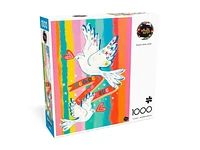 Buffalo Games – Contemporary Art series - Peace and Love - 1000 Piece Jigsaw Puzzle