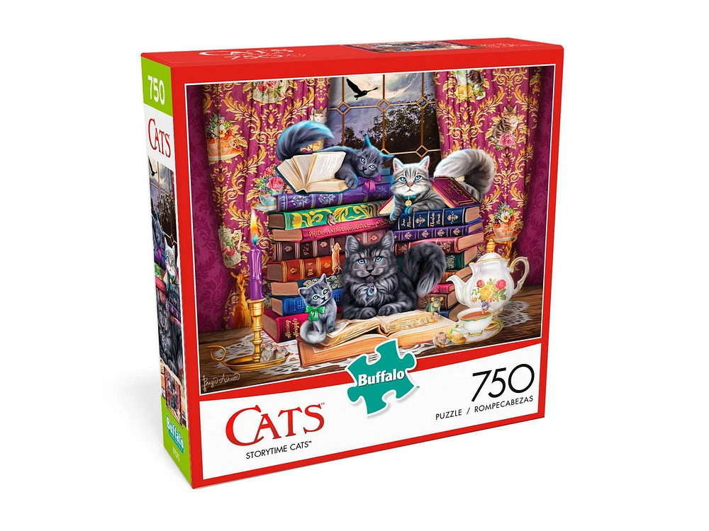 Buffalo Games Le puzzle Cats Series Storytime Cats en 750 pièces