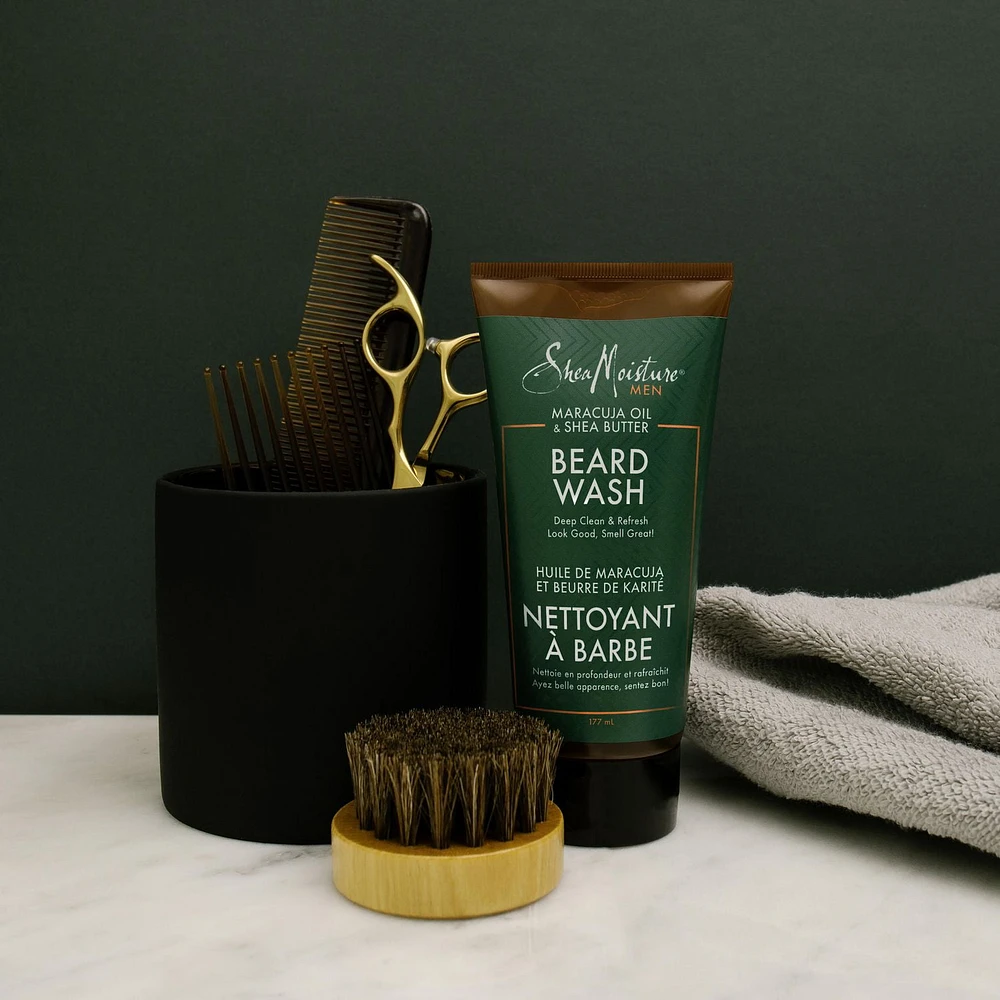 Savon à barbe SheaMoisture Huile de maracuja et beurre de karité