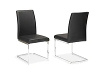 Topline Home Furnishings Black Universal DIning Chair