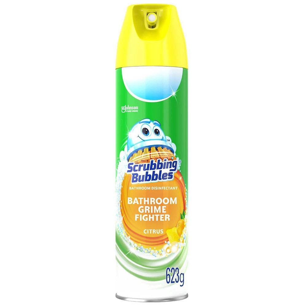 Scrubbing Bubbles® Bathroom Cleaner and Disinfectant, Citrus Scent, 623g
